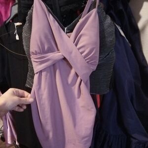 Pinkblush Mauve Twist Front Camisole, Size L